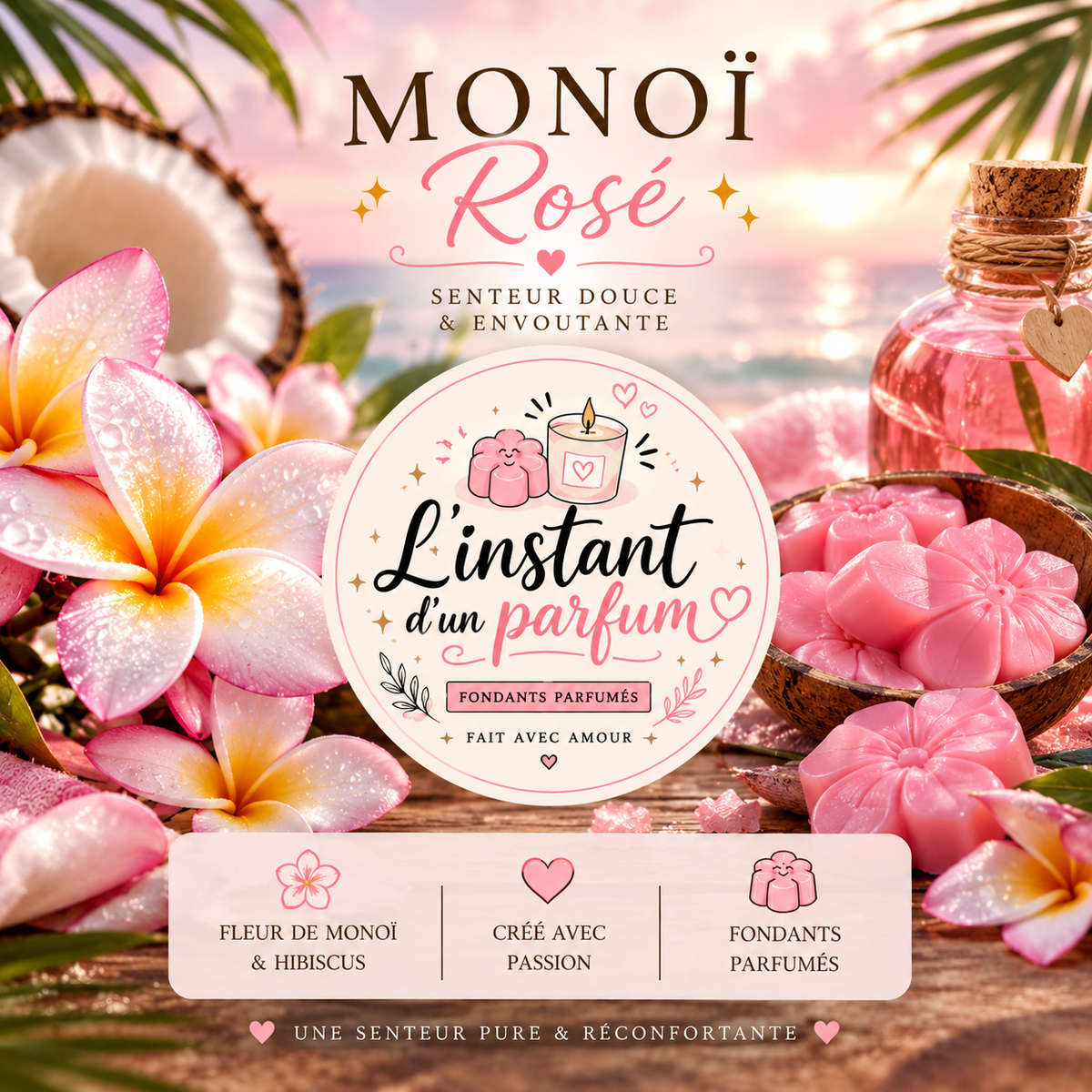 Monoï rosé