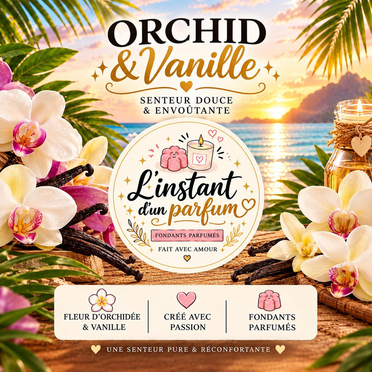 Orchid and vanilla
