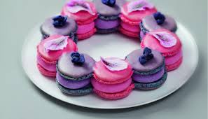 Macaron framboise et violette